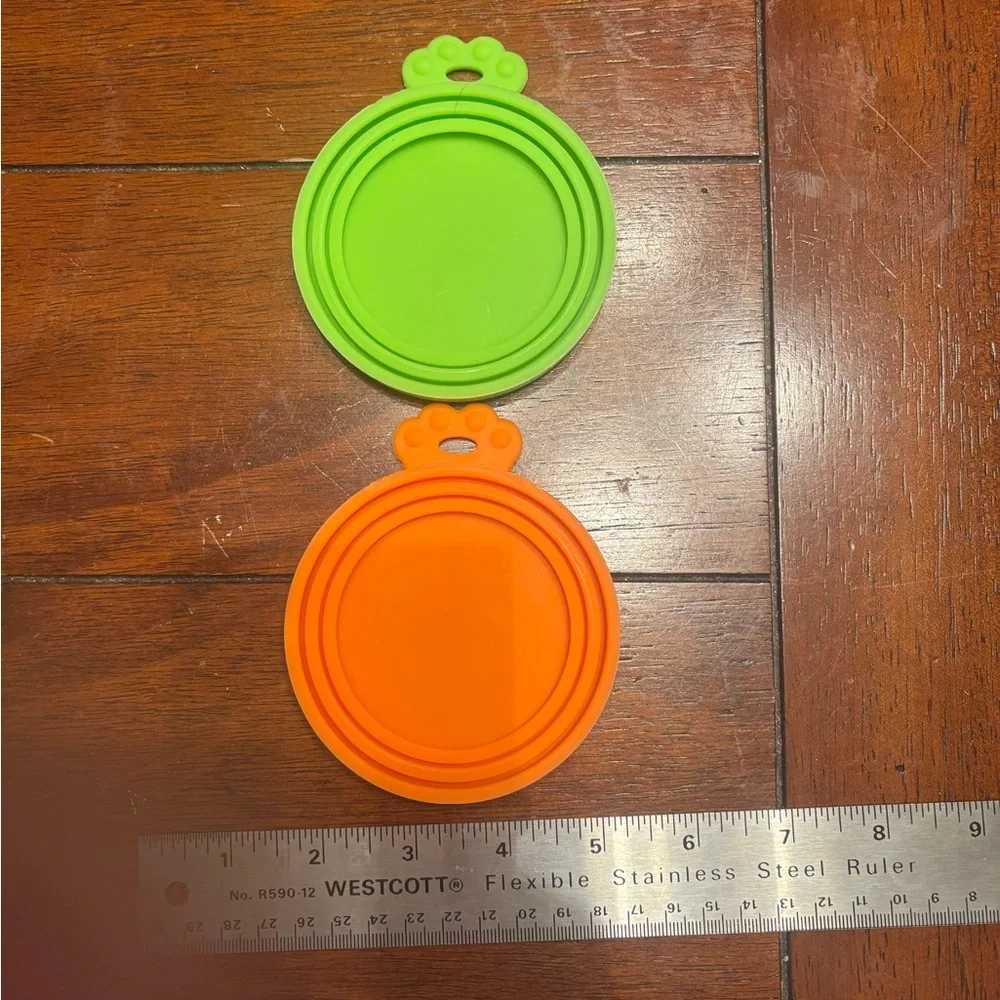 NEW Set of 2 Dog Food Can Covers